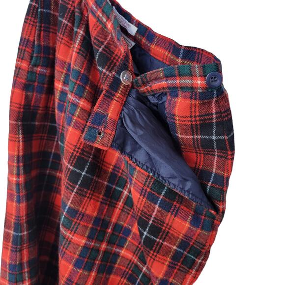 Vintage Pendleton Authentic Macinnes 100% Virgin Wool Plaid Petite Skirt Sz US 8 - Picture 12 of 13